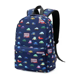 School Bookbag Backpack Perfect Cute Design for Boys from Preschool to Kindergarten Kids School Bag Waterproof Polyester Unisex