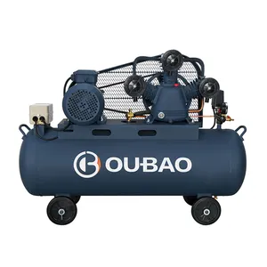 ضاغط هواء صغير OUBAO صناعي احترافي 3 كيلو وات 4 حصان يعمل بحزام ضاغط هواء للبيع