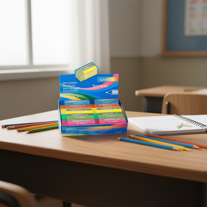 Weibo Eraser WB-3456-20 Transparent Rubber Eraser For School Office Use - Product Image 2