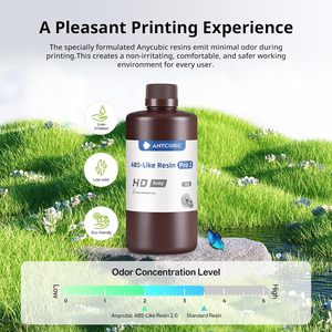 Anycubic UV Ink New Abs-Like <b>Resin</b> 2.0 Gray 1kg for 3D Printer Toughness Precision Low Odor - Product Image 6