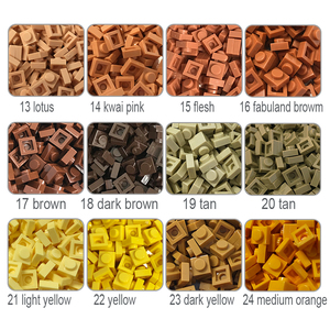 1kg 5600 cái 3024 tấm 1x1 ABS khối xây dựng bằng nhựa moc gạch cho giáo dục đồ chơi tự làm nghệ thuật khảm & pixel nghệ thuật Tự làm - Product Image 3