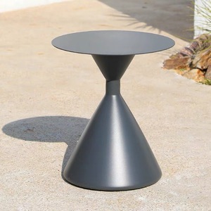 Modern Weather-resistant Aluminum <b>Outdoor</b> <b>Side</b> <b>Table</b> Set for Hotel Garden Poolside Villa hotel Patio Use - Product Image 4