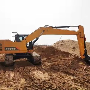 ماكينة جديدة لتحريك الأرض 21 طن 0.9cbm حفار متوسط SE205W مع ملحقات متنوعة متاحة - Product Image 1