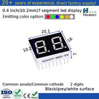 Afficheur LED à 7 segments bleu de 0,4 pouce, 2 chiffres, cathode commune, 16 broches, pour utilisation en magasin de détail