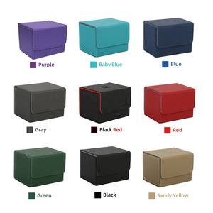 Torson Durable 100 + boîte de pont en cuir PU pour jeux de rassemblement magique pour Yu-Gi-Oh TCG TCC mallette de rangement ludique pour cartes à jouer - Product Image 6