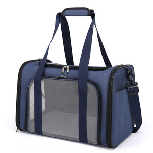 <span class=keywords><strong>Sac</strong></span> pour chat de haute qualité à bas prix avec fenêtre transparente <span class=keywords><strong>sac</strong></span> de transport pour animaux de compagnie approuvé par la compagnie aérienne chats boîte de transport payer Cach fermeture éclair voyage pour animaux de compagnie - Product Image 3