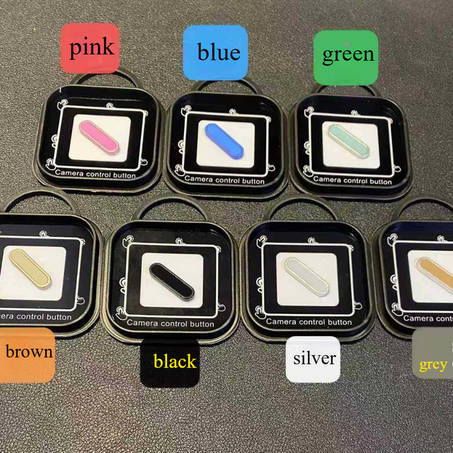 Metal Glass Camera Capacitor Button Sticker for iPhone 16 Pro Max 16 Plus 16Pro IPhone16 Photo Camera Control Button Phone Cover