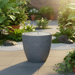 <span class=keywords><strong>Fontaine</strong></span> <span class=keywords><strong>solaire</strong></span> en cascade en résine pour l'extérieur, écologique et étanche, crée une ambiance <span class=keywords><strong>zen</strong></span> sereine pour le jardin, la cour et la terrasse - Product Image 3