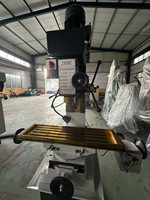 Machine de perçage et de fraisage verticale RUNSHENG ZX50C, multifonctionnelle, alimentation automatique des outils, affichage numérique, broche légère MT4