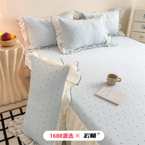 Cooling Ice Silk Mat 1.2m 1.5m 1.8m 2.0m Bed Summer Princess Style PE Foam Baby Bedding - Product Image 4
