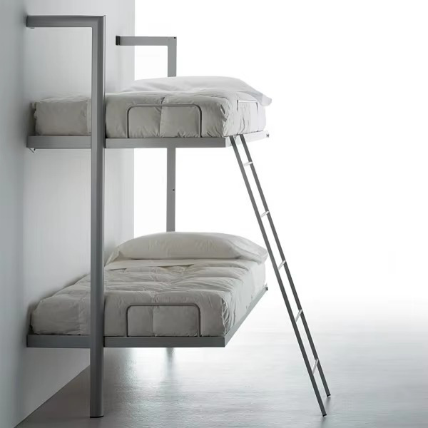 Metal Bed Frame Light Steel 2