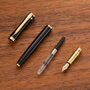 Pluma Estilográfica de Metal, Pluma Estilográfica, Regalo VIP de Alta Calidad, OEM, Oro, Punta Fina, Muestra Disponible, Gran Oferta - Product Image 2