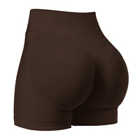 Shorts de yoga sans couture pour femmes, taille haute, 3 pouces, pour la gym, la course, le lifting des fessiers, l'entraînement, la compression