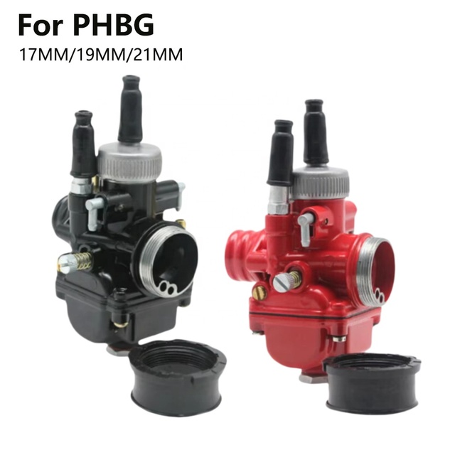 Racing Dellorto Carburetor PHBG 17mm 19mm 21mm 17 19 21 DS Edition for 2 Stroke Engine Motorcycle Moped Scooter Carburetor