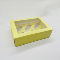 Boîtes à cupcakes transparentes en gros, 6/12/24 emplacements, écologiques, pour pâtisseries et desserts, idéales pour les fêtes d'anniversaire