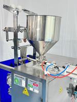 Machine d'emballage verticale compacte pour sachets, machine de remplissage automatique de liquides et de pâtes pour miel, confiture, lait, eau