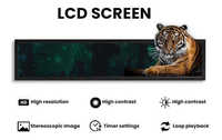 Écran LCD numérique étiré intelligent Android avec télécommande OEM – Écran LCD large et extensible pour produits de vente au détail