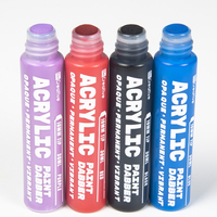 Marqueurs acryliques Bingo Paint Craft Daubers de 30 ml avec éponge, ensemble de marqueurs artistiques emballés