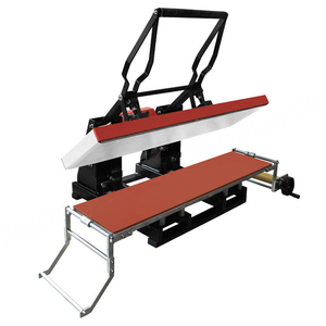Nueva Máquina de Sublimación Hidráulica Semiautomática Disen para Serigrafía y Prensado Térmico de Cintas y Prendas, 10x39 Pulgadas - Product Image 1