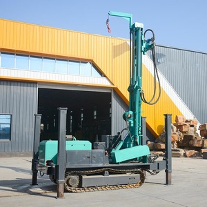 Plataforma de perforación de <span class=keywords><strong>pozos</strong></span> de agua de <span class=keywords><strong>alquiler</strong></span> profundo de 200m para proyectos municipales Compresor de martillo DTH con componentes de núcleo de motor de bomba incluidos - Product Image 1