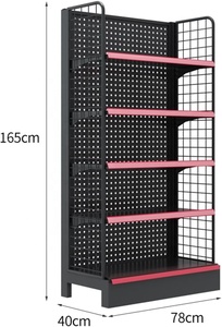 Perakende rafları süpermarket vitrin rafı Metal depolama yardımcı raf raf ünitesi aperatif şeker ekran organizatör aperatif raf - Product Image 3