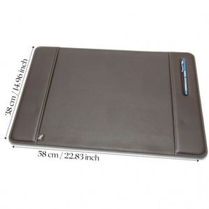 <b>Large</b> Leather Desk Pad with Gaming Mouse <b>Mat</b> Office Organizer Ped Cover for Desktop Set Use - Product Image 3