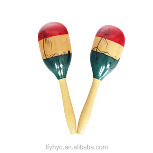 Gros bébé en bois instruments de musique personnalisé maracas en bois maracas - Product Image 1