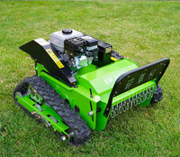 Nouvelle tondeuse à gazon automatique à moteur diesel avec télécommande riz blé maïs agriculture Bush herbe Application moissonneuse-batteuse