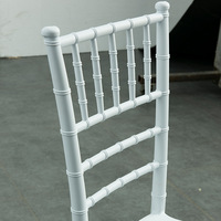 Chaise Chiavari empilable en plastique de haute qualité, vente en gros d'usine, moins chère, pour hôtel, parc, entrée, repas en plein air, mariage