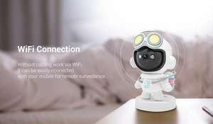 IR Tầm Nhìn Ban Đêm 2MP 1080P FHD Trong Nhà Không Dây IP Máy Ảnh Đám Mây Lưu Trữ Robot An Ninh Chuyển Động Cảnh Báo - Product Image 5