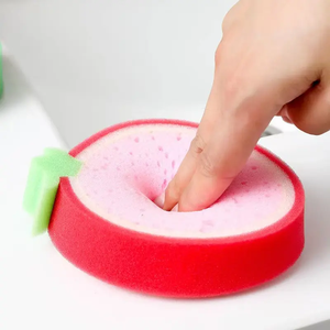Nuovo Design PU spugne di frutta panno di lavaggio per piatto accessori da cucina a forma di frutta spugna morbida per la pulizia del lavaggio per la cucina - Product Image 5