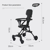 Poussette pliable portable pour bébé Jouets en lin Cadeau éducatif léger Ensemble de jeu de bonbons Trotteur pour enfants Chariot pour bébé Temps de jeu Anduosen