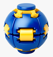 HelixCore Divertido Spinner de Dedo Giratorio con Rayas, Bola Antiestrés Sensorial de Plástico Portátil para Fiestas