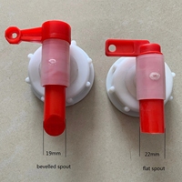 Buse verseur/bec verseur en plastique pour jerrican DIN61 Robinet à ventilation automatique sur capuchon 25 Ltr Robinet de tambour en plastique anti-collant