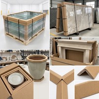 Protection d'angle en papier sur mesure en promotion, idéale pour l'emballage de meubles, service OEM
