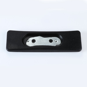 Coussin d'accoudoir pour chaise de bureau en PU, 265x75mm, antidérapant, noir, accessoire de quincaillerie en feutre pour meubles - Product Image 3