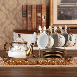 Complete <b>Set</b> of European-style Bone China Ceramic Cup and Saucer <b>Tea</b> <b>Set</b> <b>Tea</b> Cup Home Coffee Cup Sett - Product Image 4