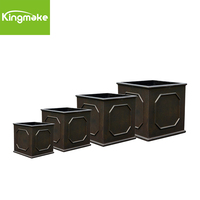 Pots et jardinières durables pour la décoration extérieure du jardin, pots à fleurs en ciment, grands pots à fleurs pour plantes de cour