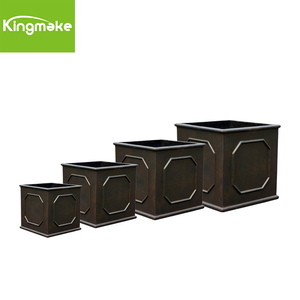Pot bunga dan pot tanaman luar ruangan, pot bunga semen taman, dekorasi luar ruangan, pot bunga lantai besar untuk tanaman - Product Image 3
