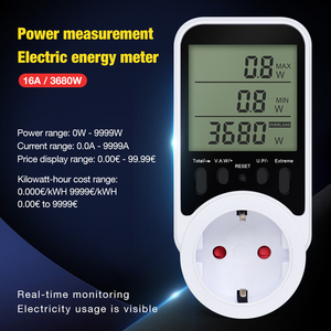 <span class=keywords><strong>Prix</strong></span> de gros Analyseur de <span class=keywords><strong>compteur</strong></span> d'énergie LCD numérique Wattmètre <span class=keywords><strong>Compteur</strong></span> de surveillance de prise d'électricité monophasé - Product Image 6