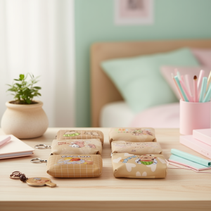 Portamonete Capybara 11,5x9 cm Mini portafoglio a forma di cartone animato per ragazze Chiusura con cerniera Stile compatto - Product Image 3