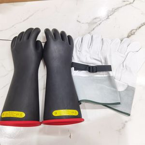 电工用<span class=keywords><strong>2</strong></span>级电气绝缘线人20KV高压手套 - Product Image 1