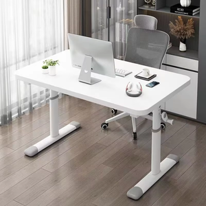 โต๊ะสำนักงานยกไฟฟ้าอัจฉริยะพร้อมโครงโลหะปรับความสูงได้แบบเรียบง่ายดีไซน์ขายึดเหล็ก - Product Image 3
