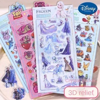 Nouvel Autocollant 3D en Cristal Gaufré Stéréo pour Enfants, Papeterie Créative Décorative pour Carnet