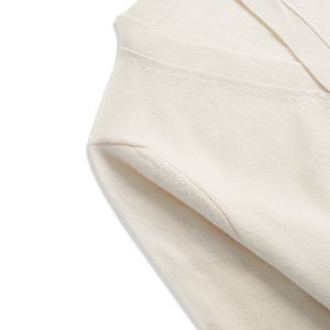 Townkana Cardigan Casual in pura lana 100% stile giapponese con scollo a V serie maglione ricamato da <span class=keywords><strong>donna</strong></span> maglione bianco invernale - Product Image 3