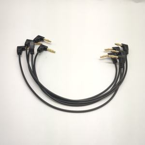 90 grados 4mm PVC aislado Conductor de cobre estañado 12V Banana Plug moldeado MONTAJE DE Cable para uso de electrodomésticos electrónicos - Product Image 6