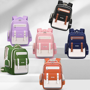Công suất lớn 1-3-6 lớp máy tính xách tay ba lô mới đám mây schoolbag thiết kế thoải mái không thấm nước Oxford Polyester cho bé trai cô gái - Product Image 6