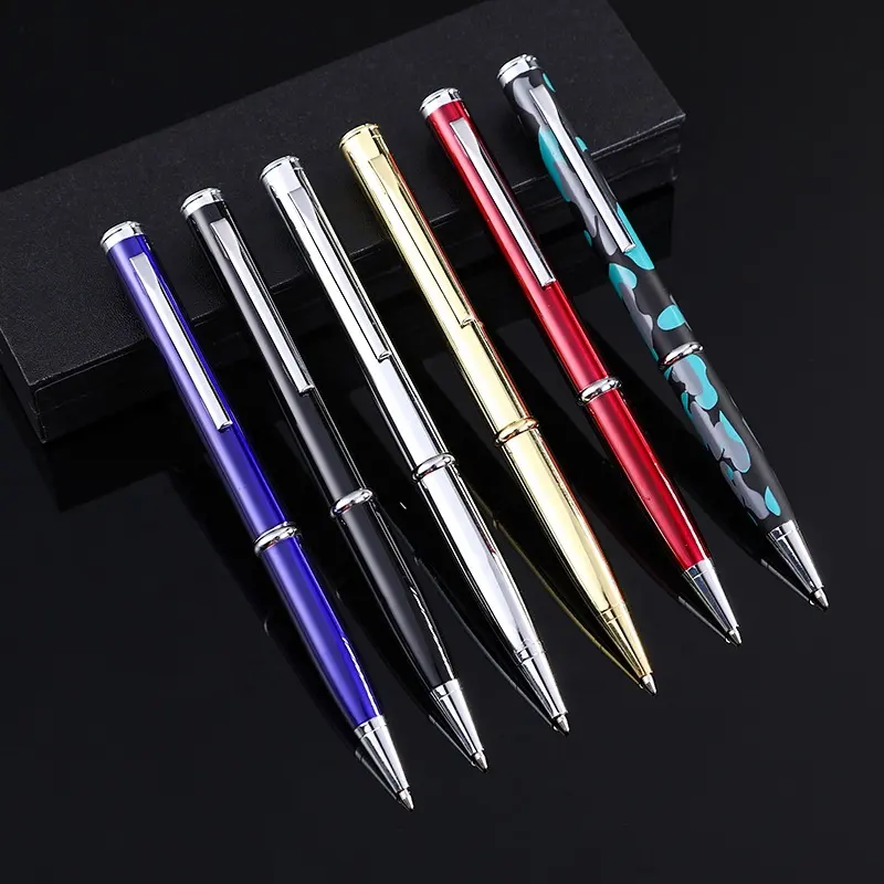Оптовая продажа, рекламный подарок на заказ, металлическая шариковая ручка, роскошная металлическая шариковая ручка