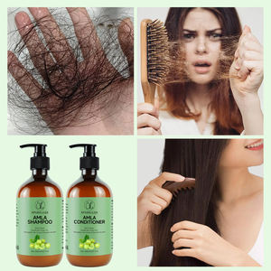 Herbals <span class=keywords><strong>Amla</strong></span> Shampooing Chute de cheveux naturelle et dommages Nettoyant à base de plantes Anti-perte de cheveux Renforcement et nourrissant Ensemble de shampooing pour la croissance des cheveux - Product Image 3