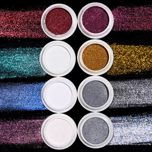Vente en gros de 8 poudre à ongles chromée or <span class=keywords><strong>rose</strong></span> <span class=keywords><strong>effet</strong></span> <span class=keywords><strong>miroir</strong></span> métallique paillettes poudre laser métallique holographique pour ongles - Product Image 4